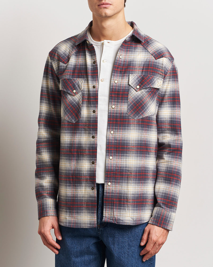 Men | Shirts | Pendleton | Wyatt Flannel Shirt Navy Plaid