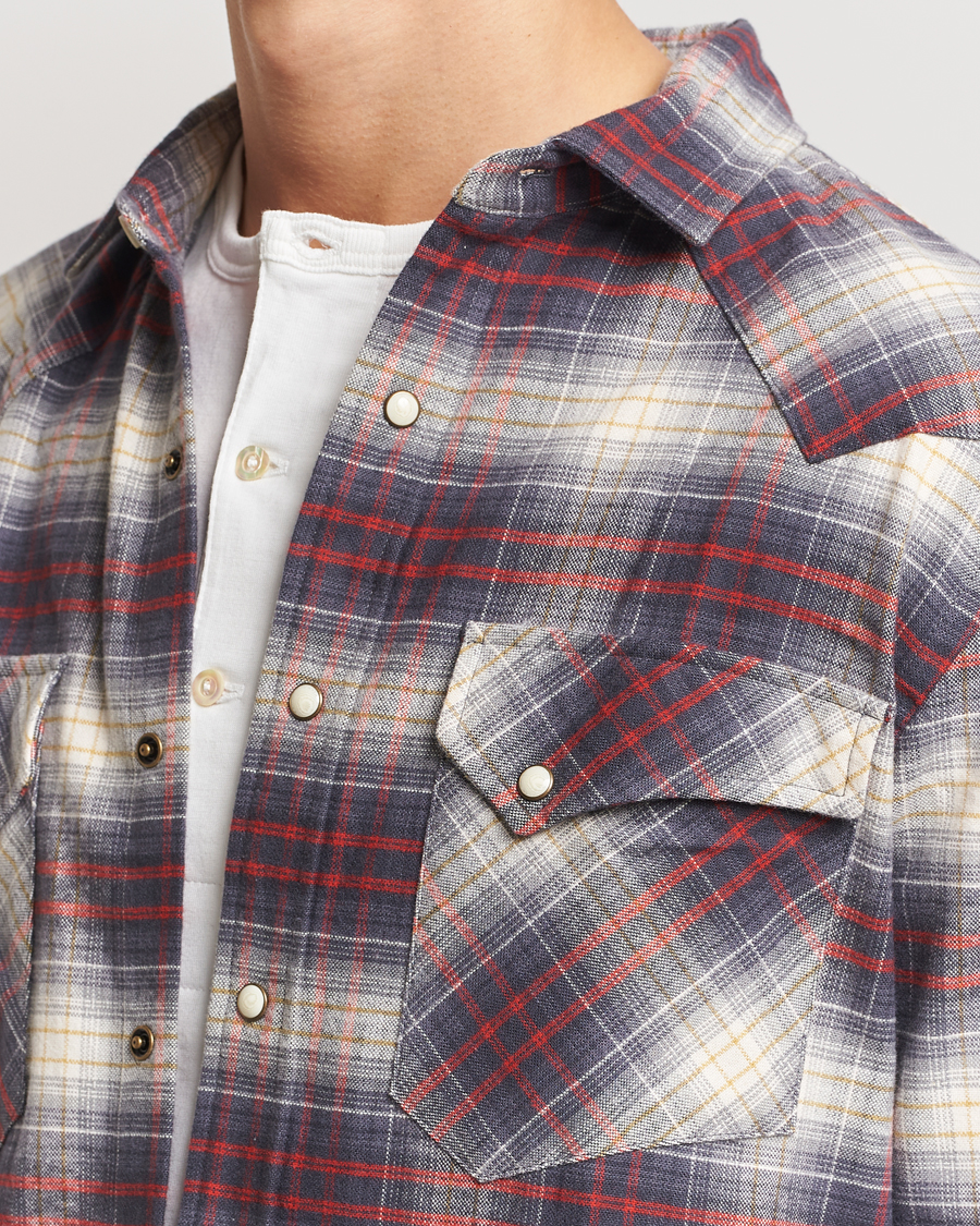 Men | Shirts | Pendleton | Wyatt Flannel Shirt Navy Plaid
