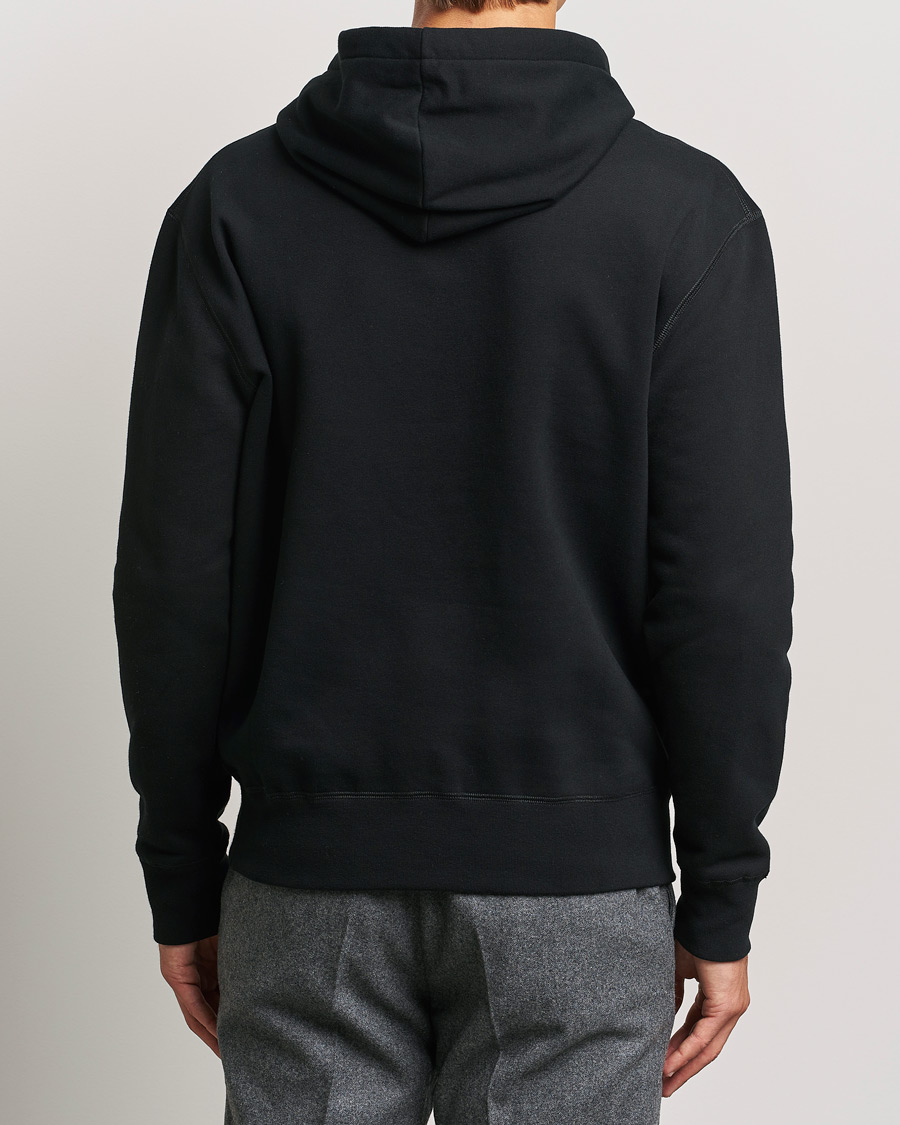 Men | Sweaters & Knitwear | Ralph Lauren Purple Label | Luxury Fleece Bear Hoodie Black