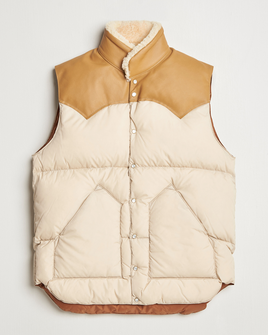 Men | Coats & Jackets | Rocky Mountain Featherbed | Christy Vest Light Beige