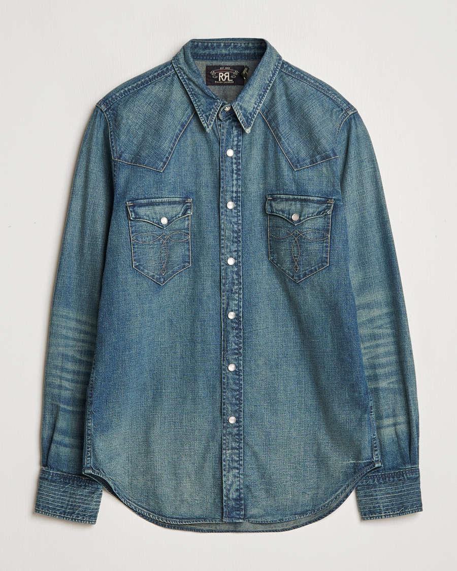 Men | Shirts | RRL | Buffalo Western Shirt Rinse
