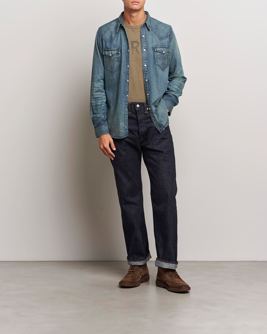 Men | Shirts | RRL | Buffalo Western Shirt Rinse