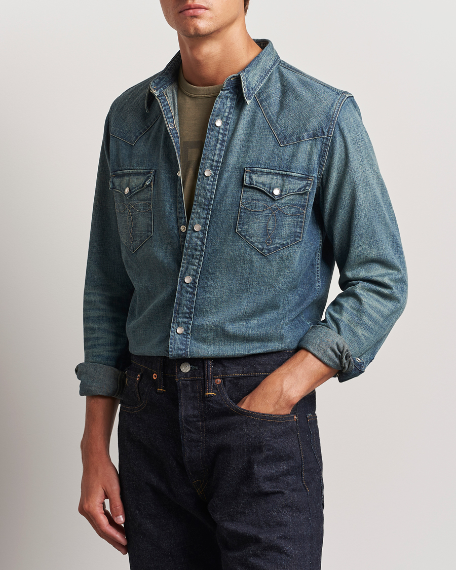 Men | Shirts | RRL | Buffalo Western Shirt Rinse