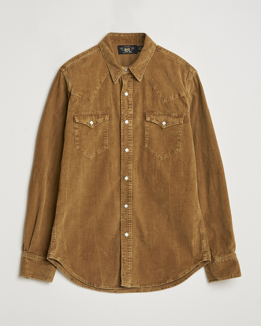 Men | Shirts | RRL | Buffalo Western Shirt Faded Tan