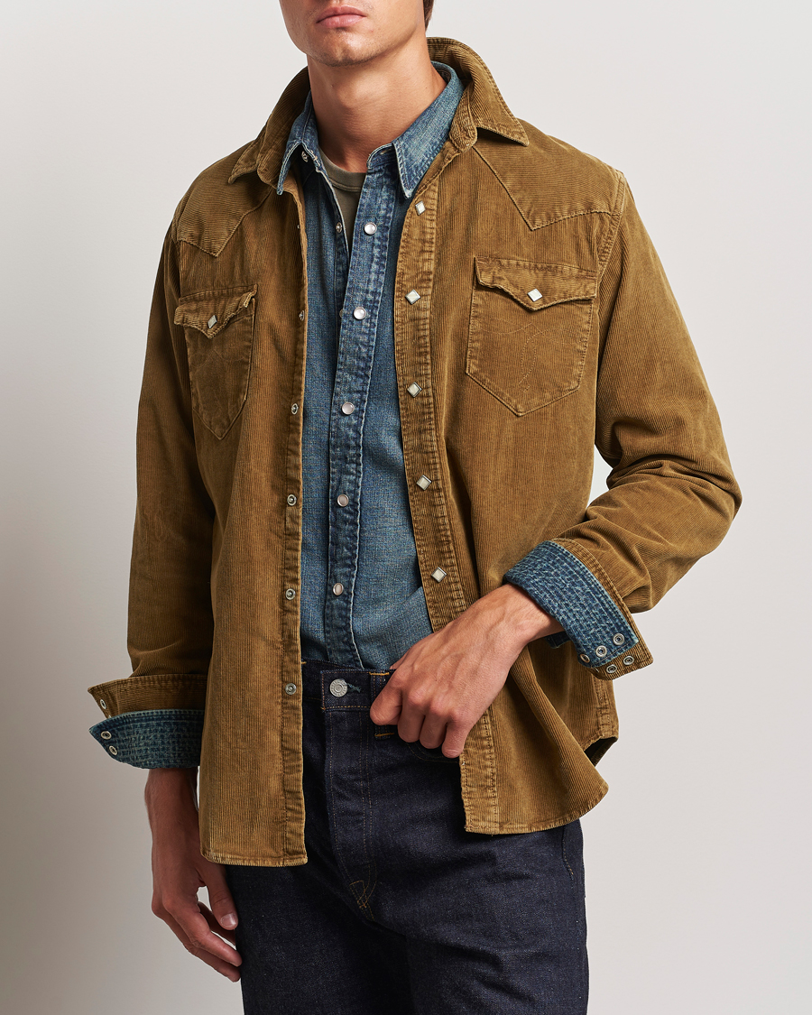 Men | Shirts | RRL | Buffalo Western Shirt Faded Tan