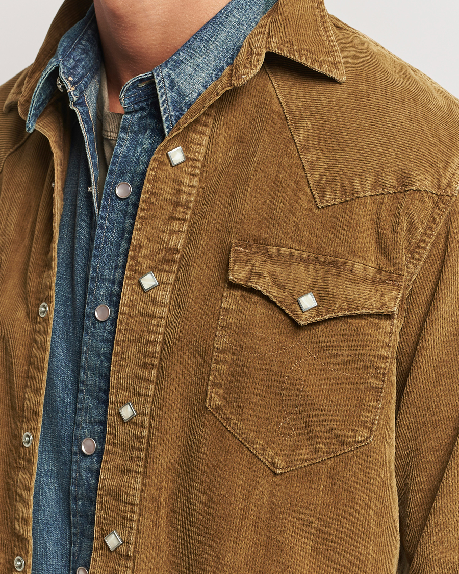 Men | Shirts | RRL | Buffalo Western Shirt Faded Tan