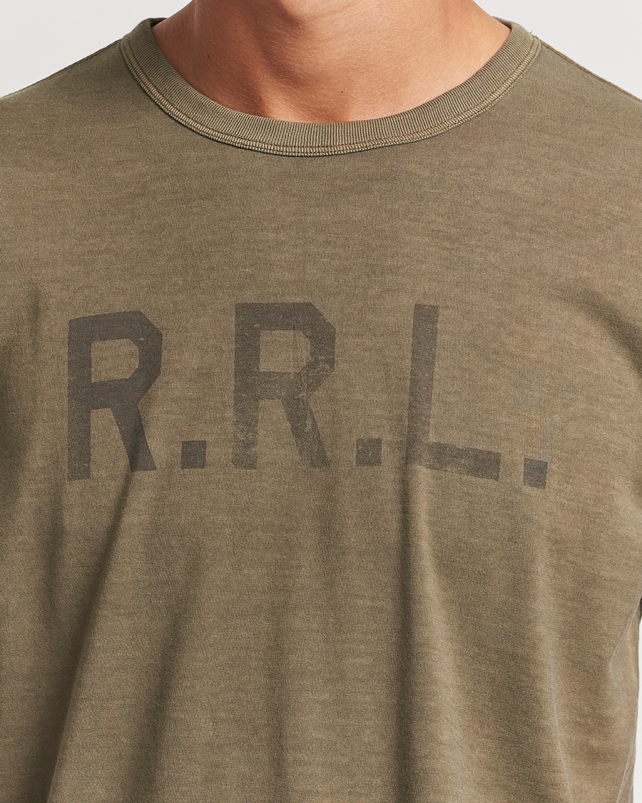 Men | T-Shirts | RRL | Graphic Short Sleeve T-Shirt Olive