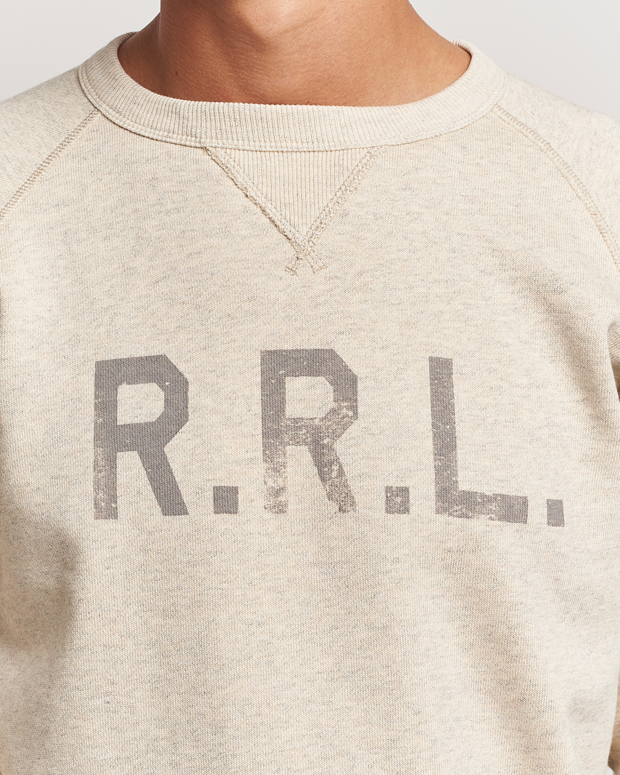 Men | Sweaters & Knitwear | RRL | Raglan Sleeve Sweatshirt Oatmeal Heather