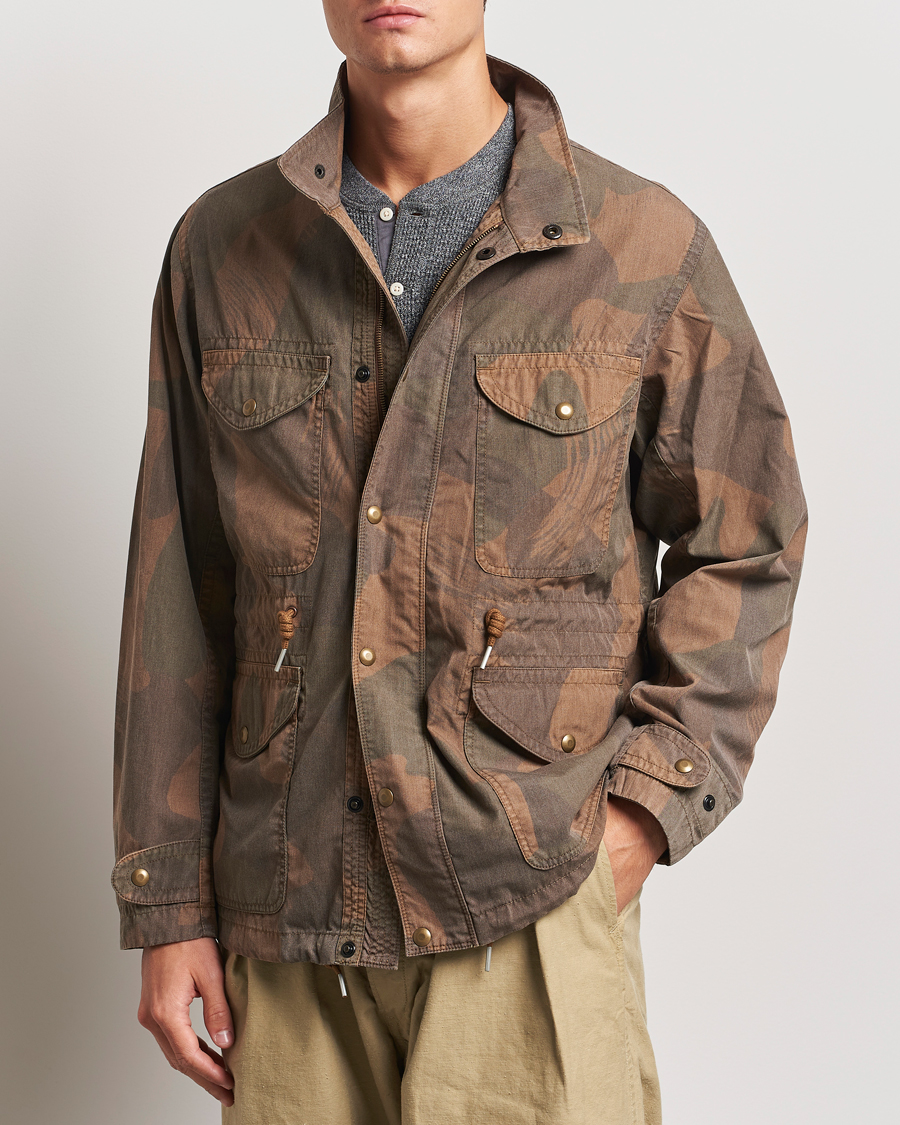 Men | Coats & Jackets | RRL | Riley Unlined Field Jacket Brush Stroke Camo