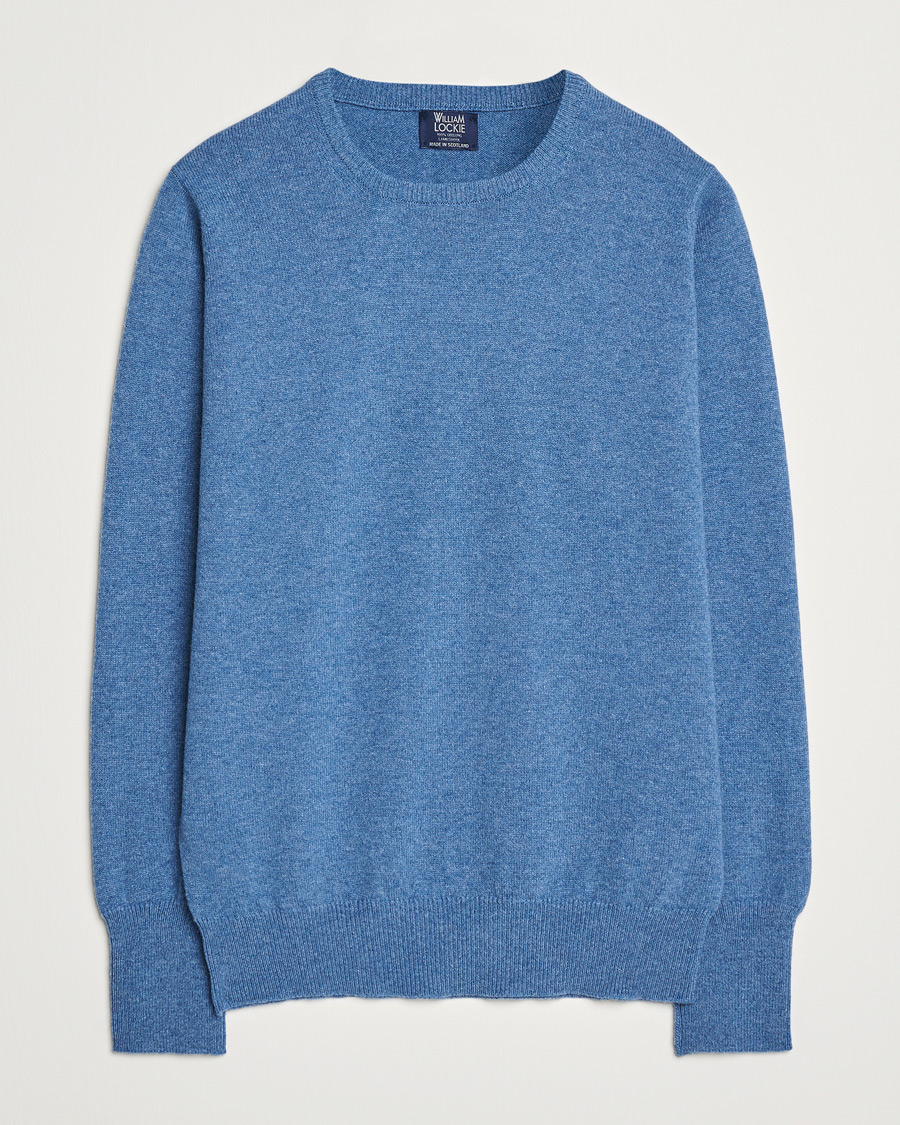 Men | Sweaters & Knitwear | William Lockie | Rob Lambswool Crewneck Jeans