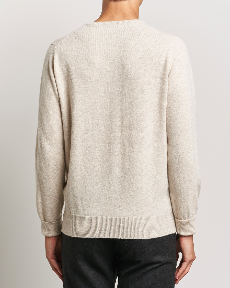 Men | Sweaters & Knitwear | William Lockie | Rob Lambswool Crewneck Linen