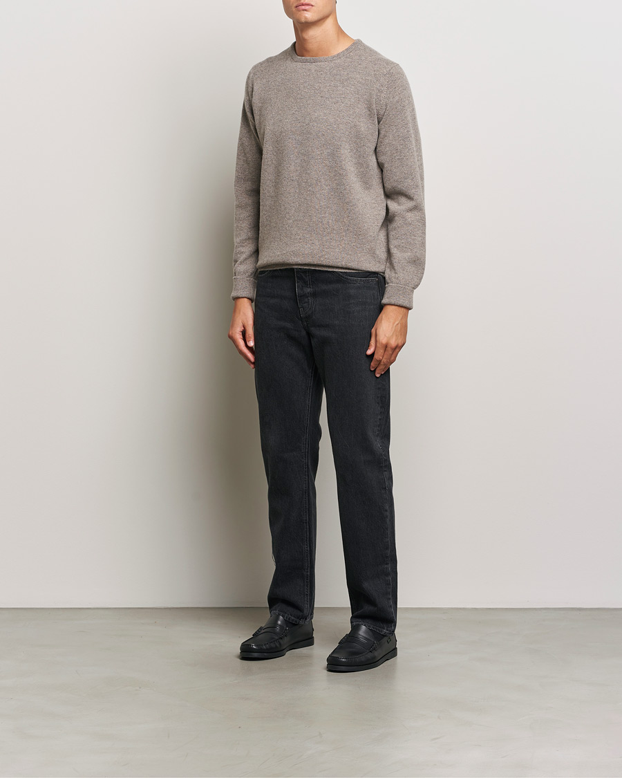 Men | Sweaters & Knitwear | William Lockie | Rob Lambswool Crewneck Vole