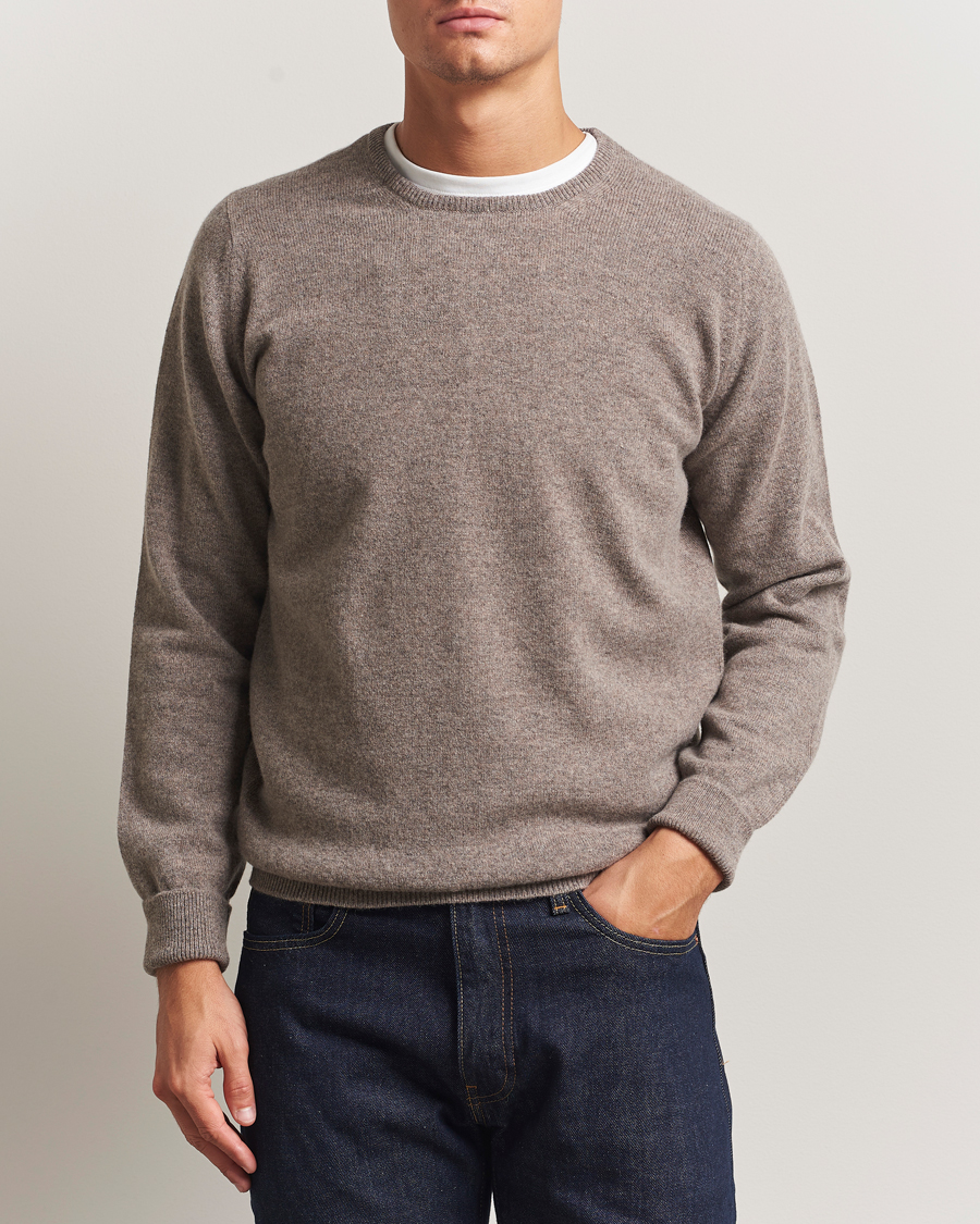 Men | Sweaters & Knitwear | William Lockie | Rob Lambswool Crewneck Vole