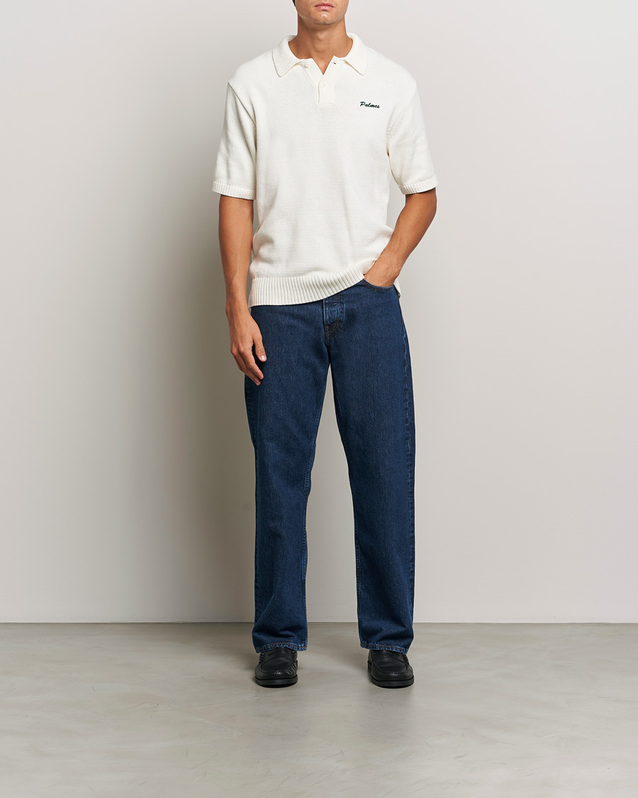 Men | Polo Shirts | Palmes | Marco Knit Polo Off White