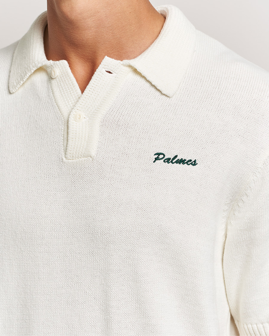 Men | Polo Shirts | Palmes | Marco Knit Polo Off White