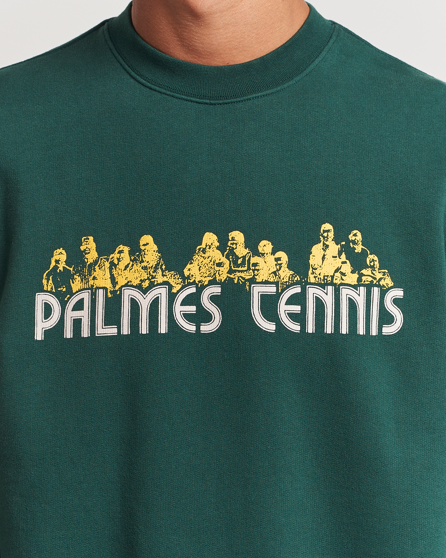 Men | Sweaters & Knitwear | Palmes | Entou Crewneck Sweatshirt Dark Green