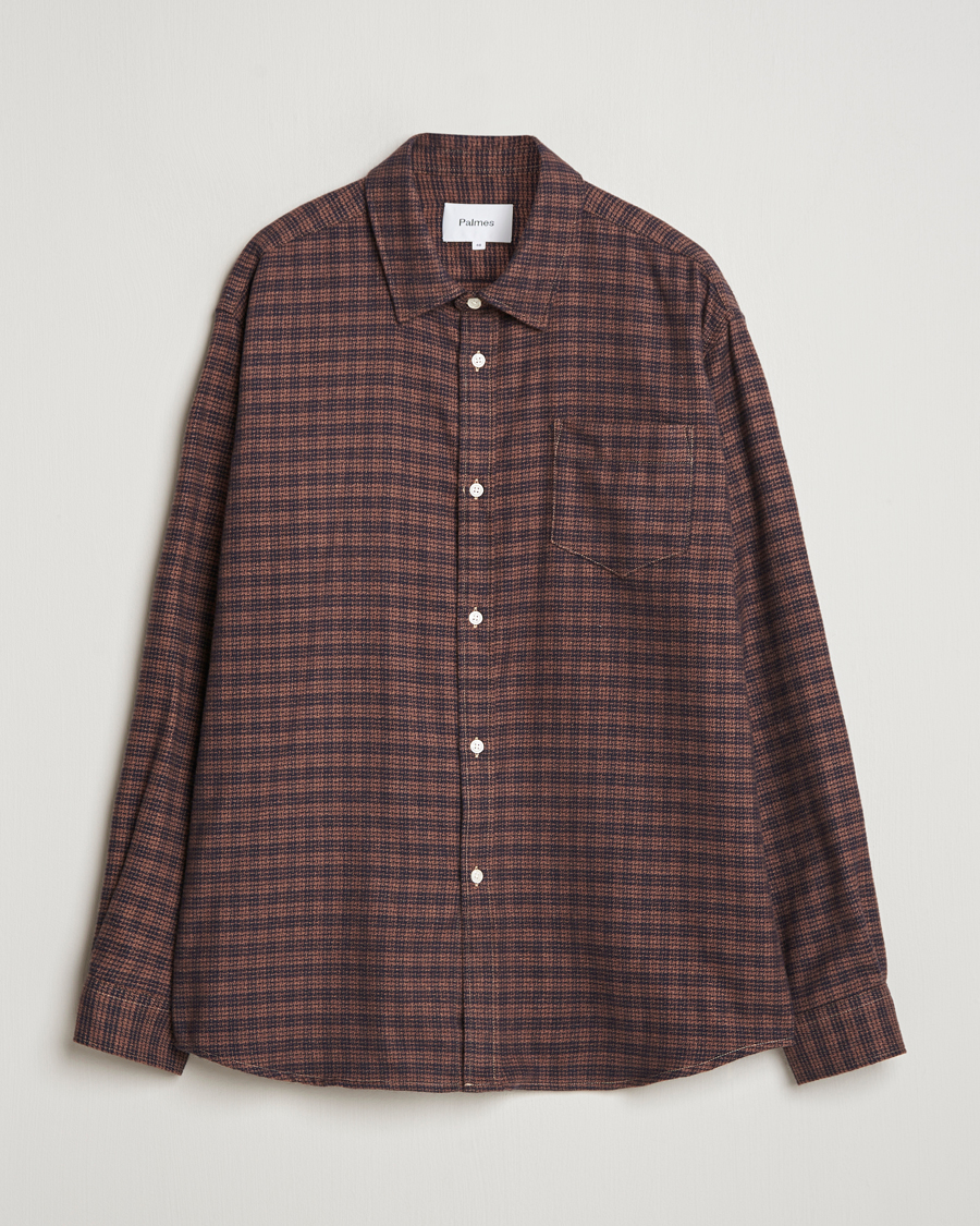 Men | Shirts | Palmes | Joseph Flannel Shirt Navy