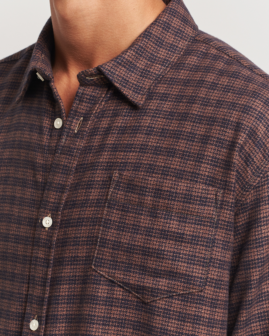 Men | Shirts | Palmes | Joseph Flannel Shirt Navy