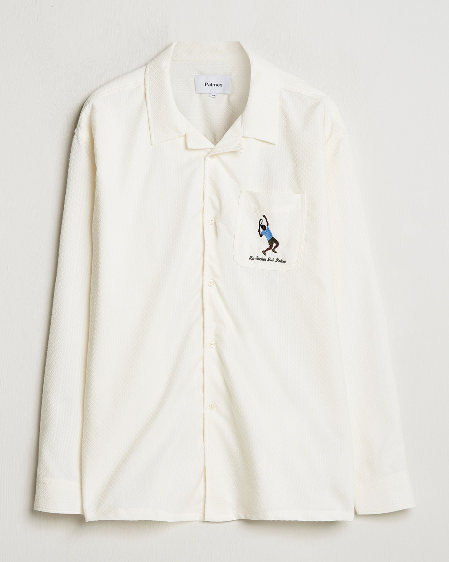 Men | Shirts | Palmes | Societa Structured Shirt Off White