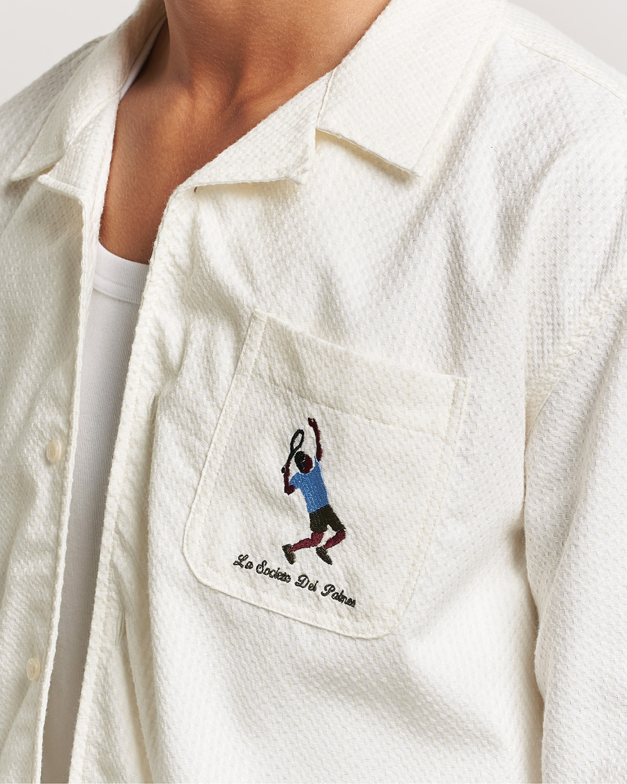 Men | Shirts | Palmes | Societa Structured Shirt Off White