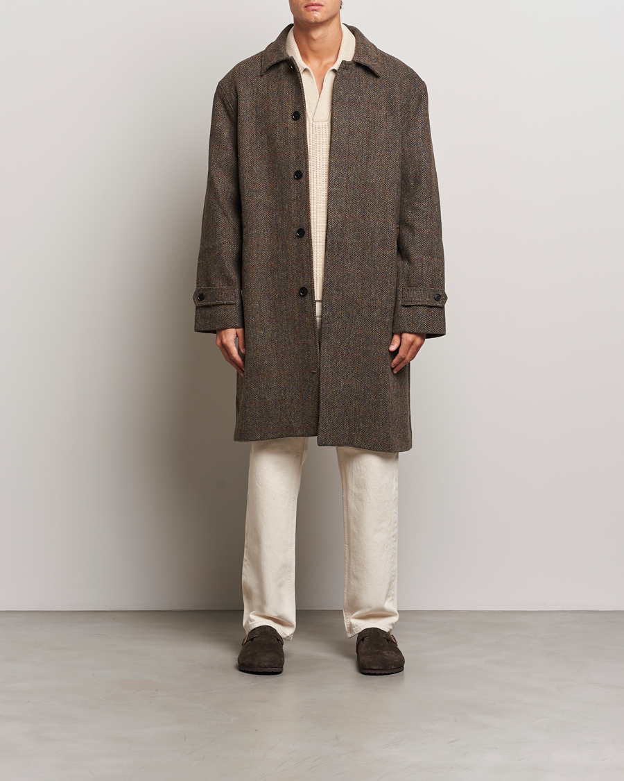 Men | Coats & Jackets | Palmes | Tweed Coat Brown