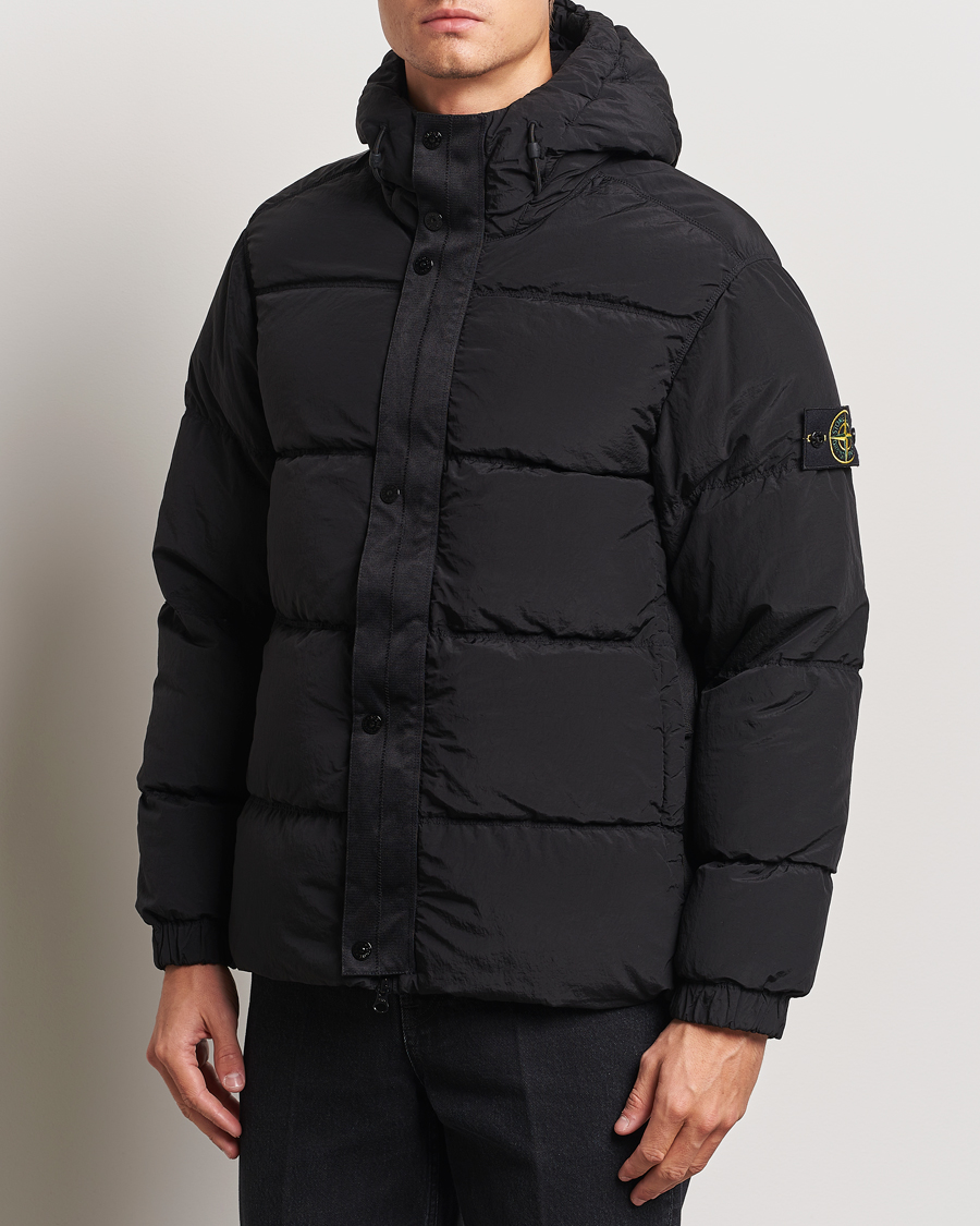 Stone Island Nylon Metal Down Jacket Black at CareOfCarl