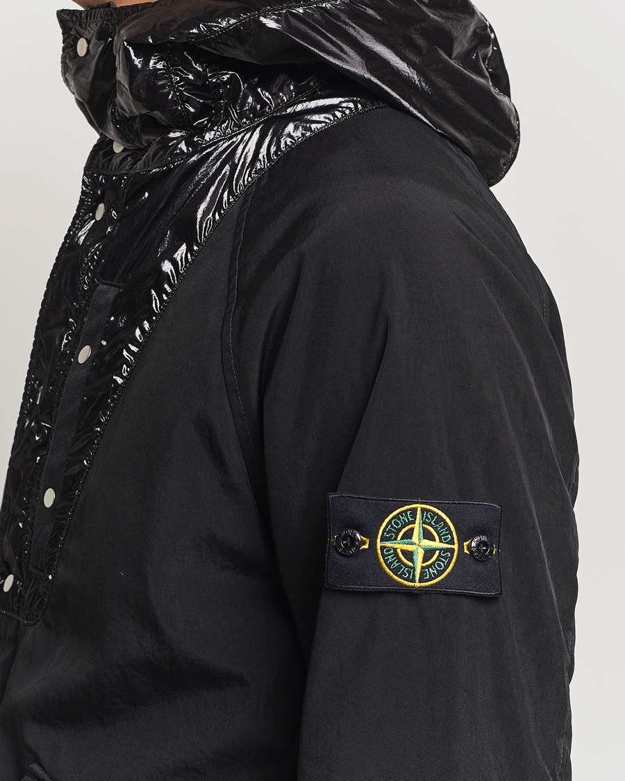 Men | Coats & Jackets | Stone Island | Opaque Nylon Twill Garment Dyed Jacket Black