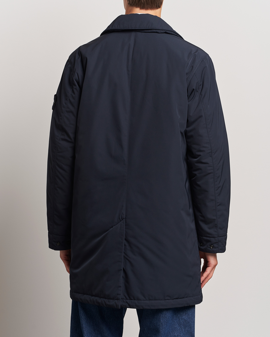 Men | Coats & Jackets | Stone Island | Micro Twill Padded Coat Navy Blue