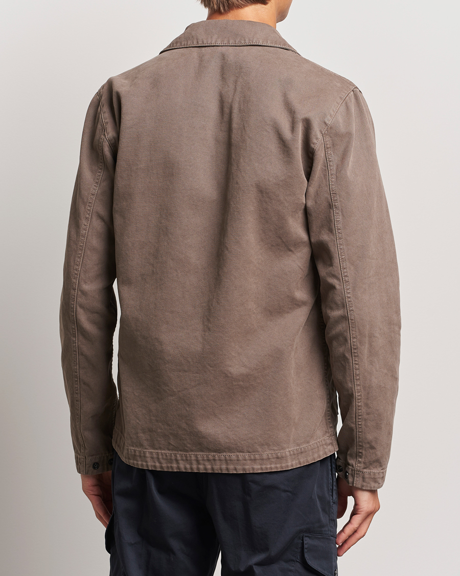 Men | Shirts | Stone Island | Panama Cotton Overshirt Walnut