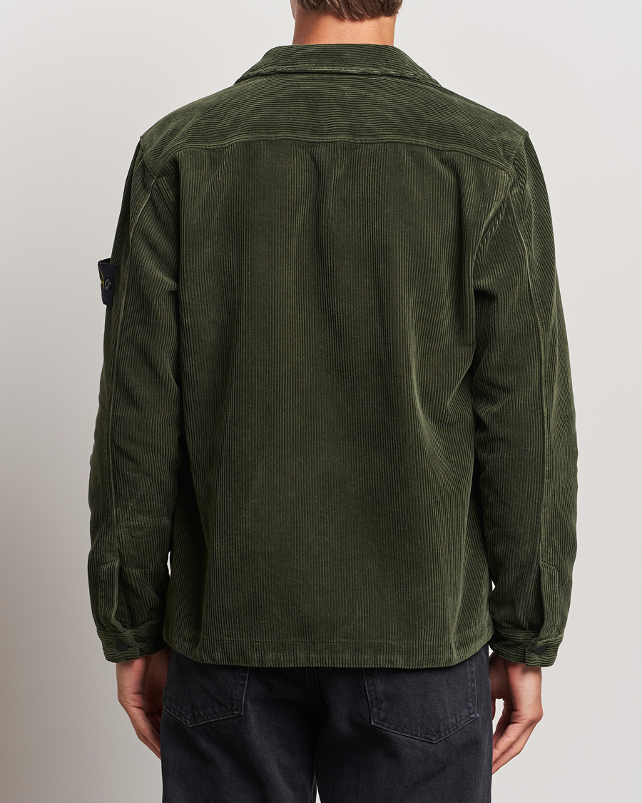 Men | Shirts | Stone Island | Garment Dyed Corduroy Overshirt Musk