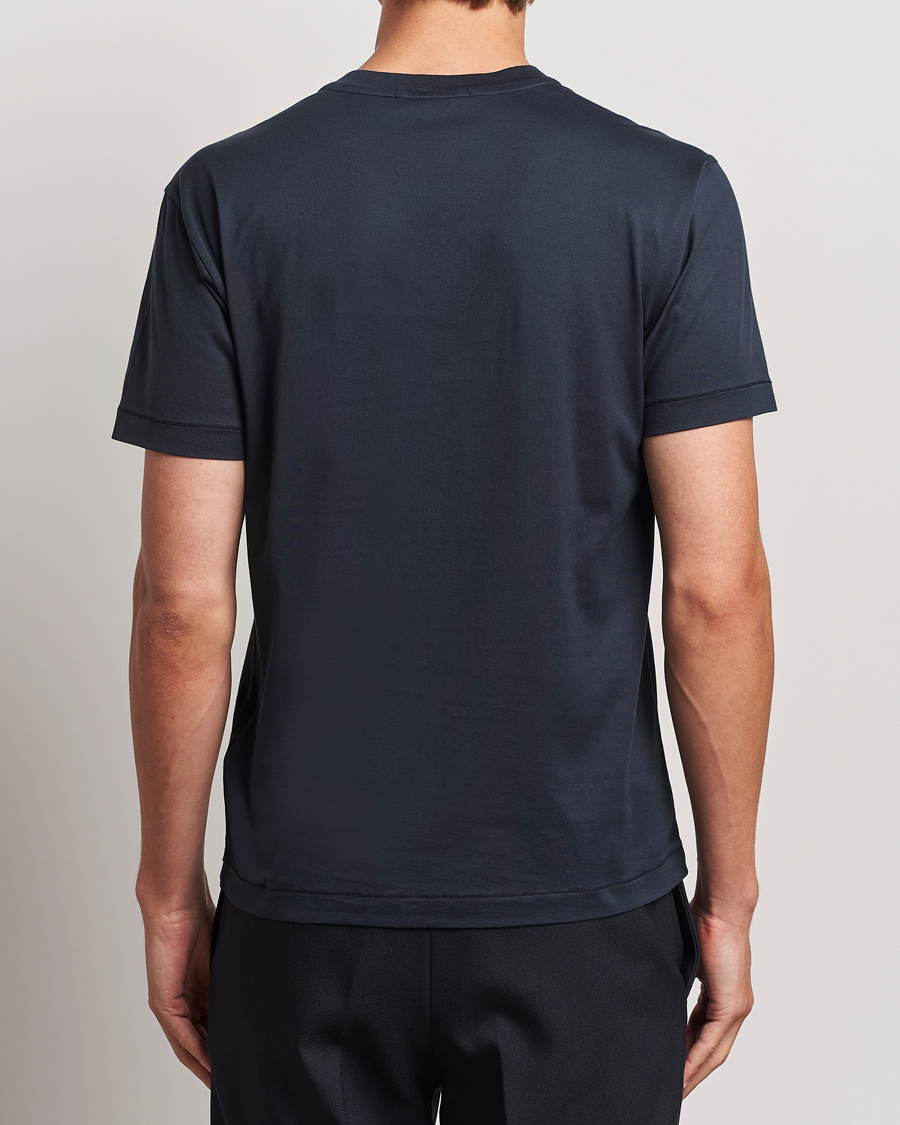Men | T-Shirts | Stone Island | Garment Dyed Jersey T-Shirt Navy Blue