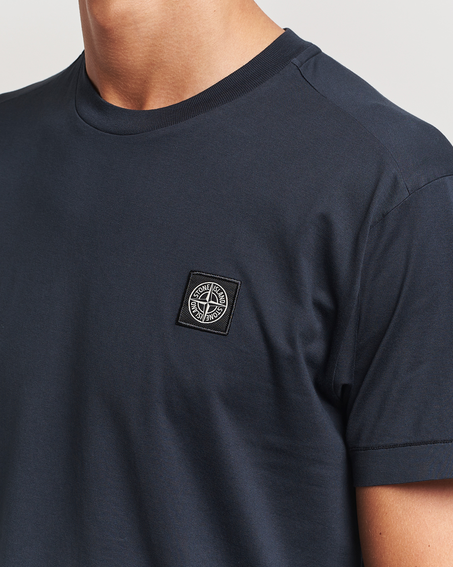 Men | T-Shirts | Stone Island | Garment Dyed Jersey T-Shirt Navy Blue
