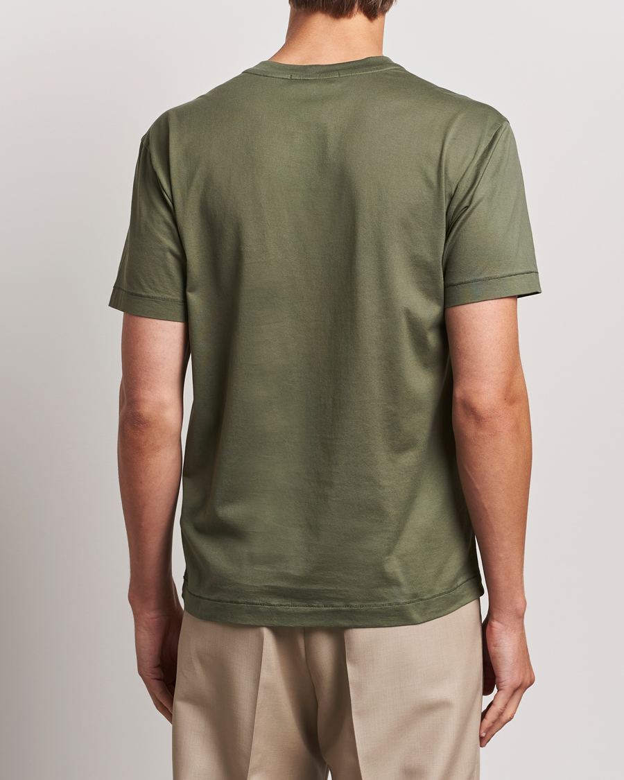 Men | T-Shirts | Stone Island | Garment Dyed Jersey T-Shirt Musk