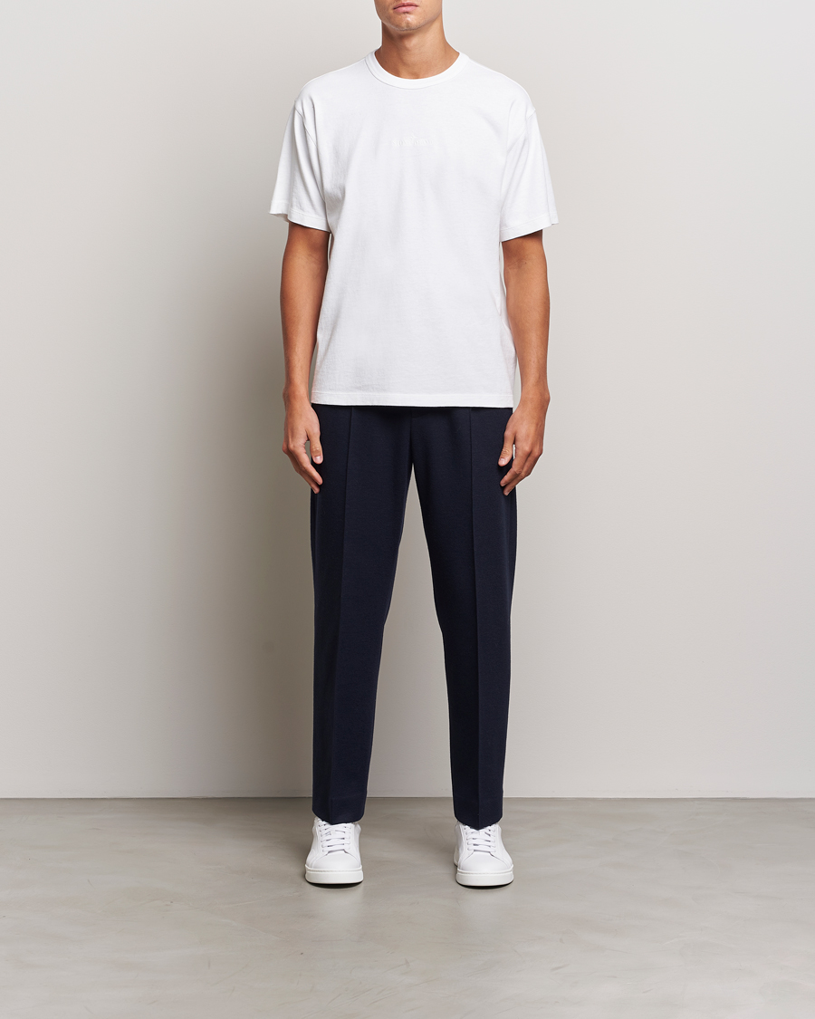 Men | T-Shirts | Stone Island | Old Dyed Cotton Logo T-Shirt White