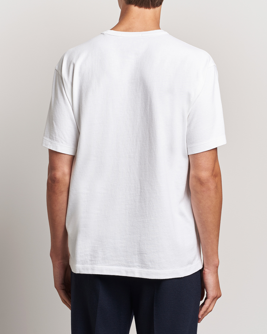 Men | T-Shirts | Stone Island | Old Dyed Cotton Logo T-Shirt White