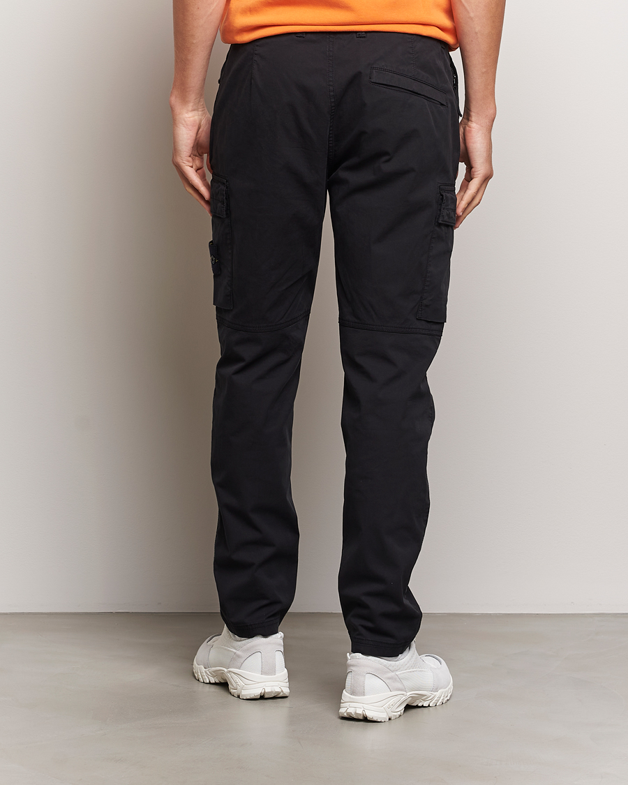Men | Trousers | Stone Island | Stretch Cotton Gabardine Trousers Black