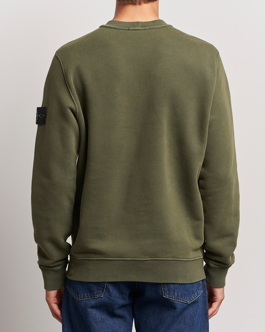 Men | Sweaters & Knitwear | Stone Island | Old Dyed Cotton Sweatshirt Musk