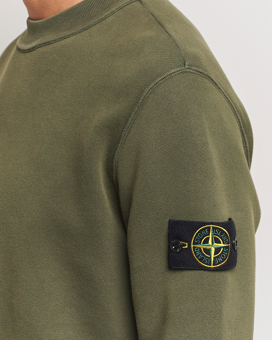 Men | Sweaters & Knitwear | Stone Island | Old Dyed Cotton Sweatshirt Musk