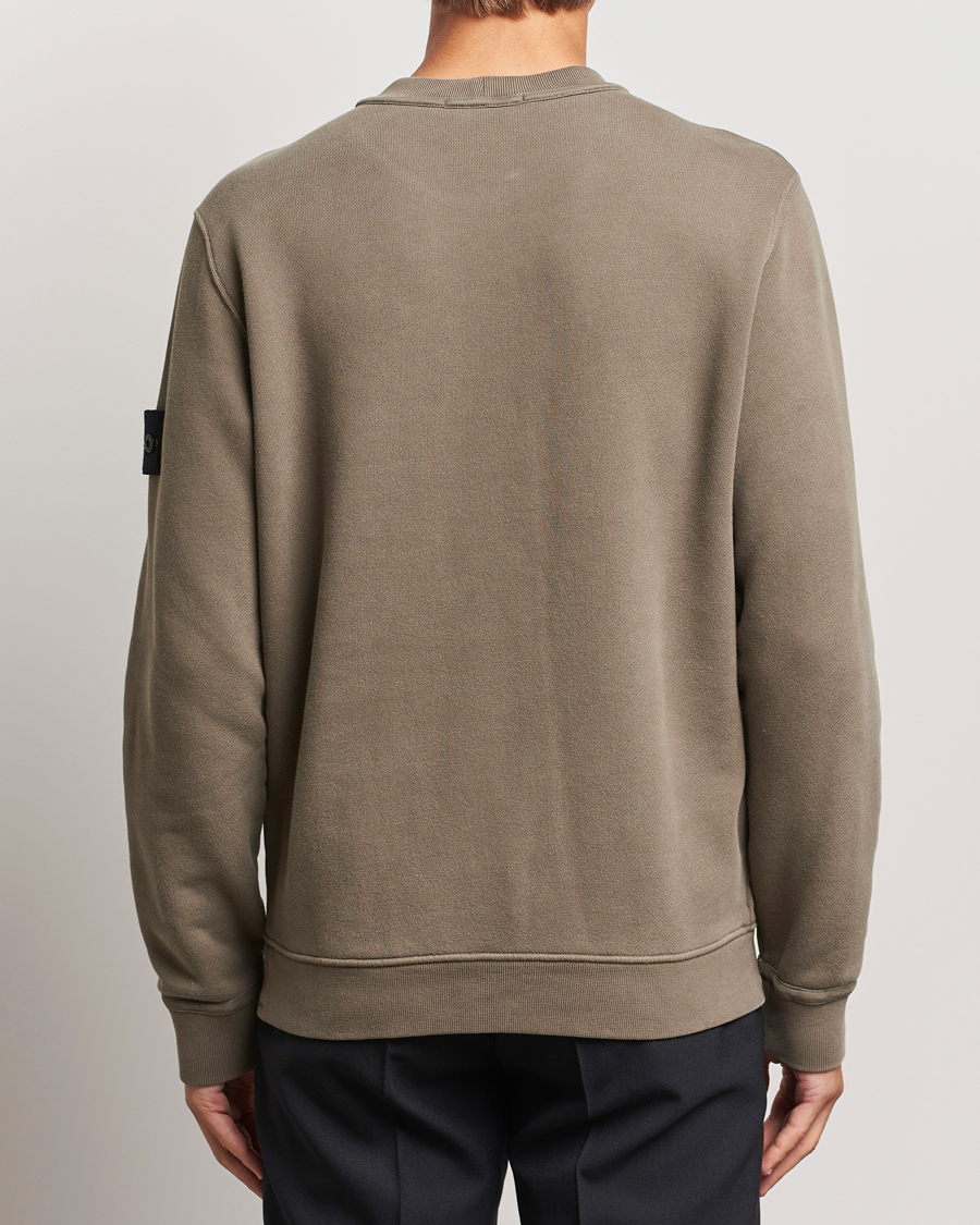 Men | Sweaters & Knitwear | Stone Island | Old Dyed Cotton Sweatshirt Walnut