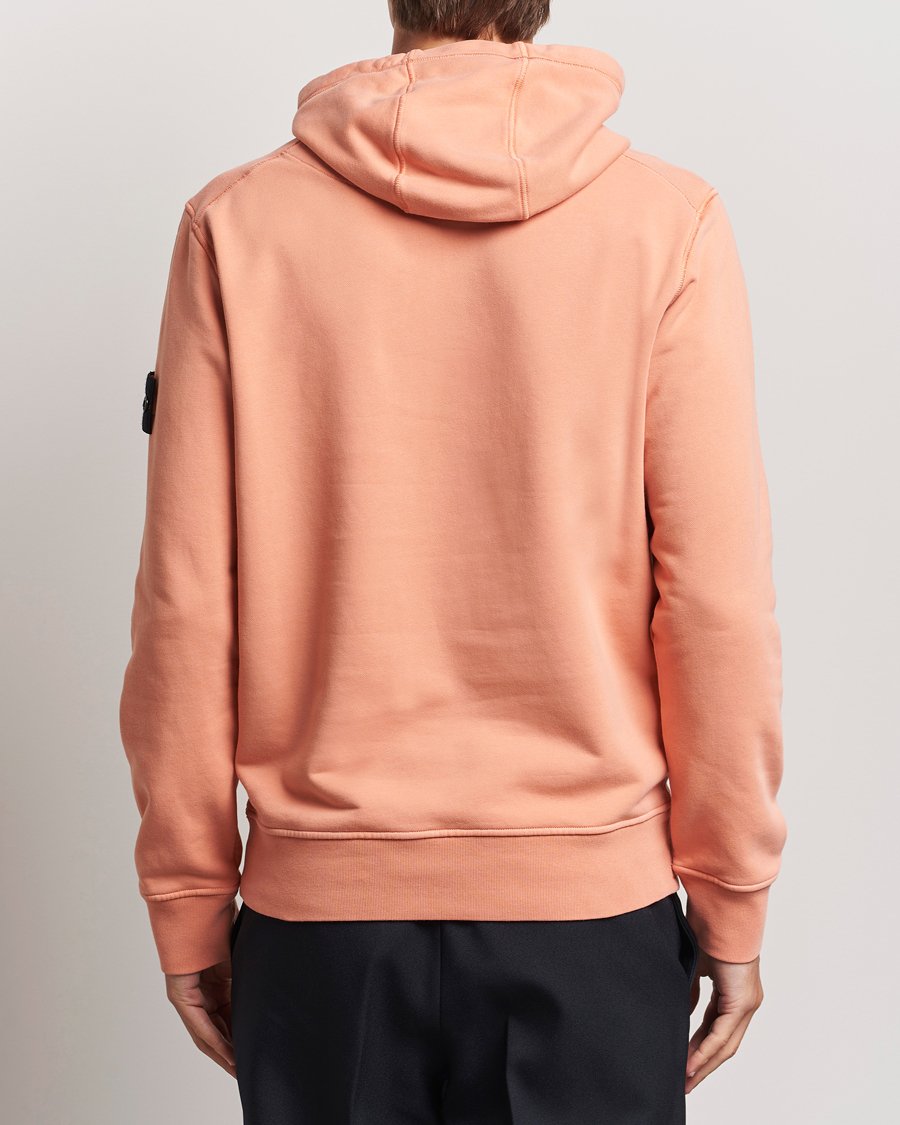 Men | Sweaters & Knitwear | Stone Island | Garment Dyed Fleece Hood Orange