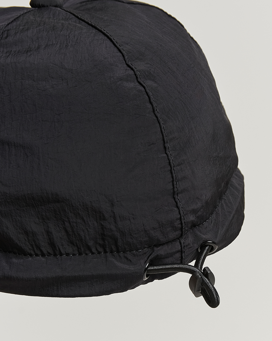 Men | Stone Island Nylon Metal Logo Cap Black | Stone Island | Nylon Metal Logo Cap Black