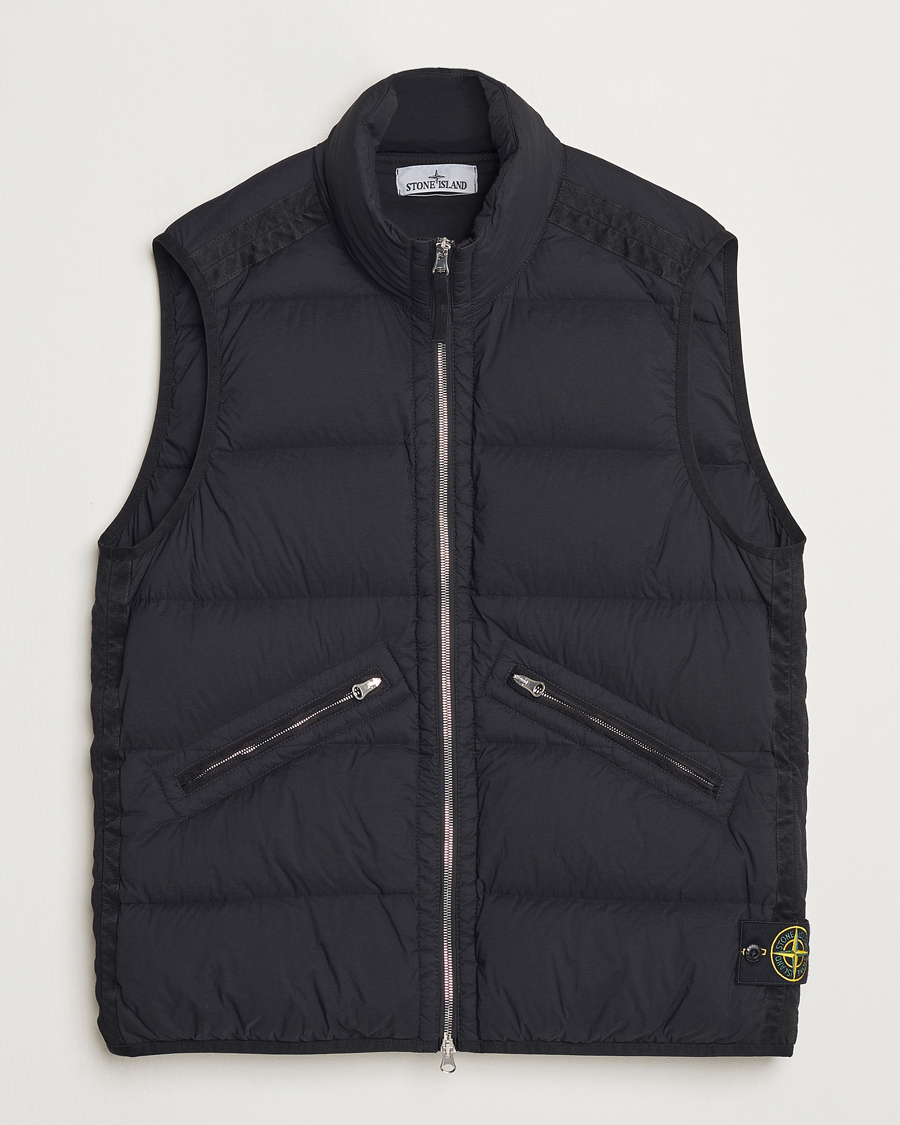 Men | Coats & Jackets | Stone Island | Nylon Down-TC Vest Black