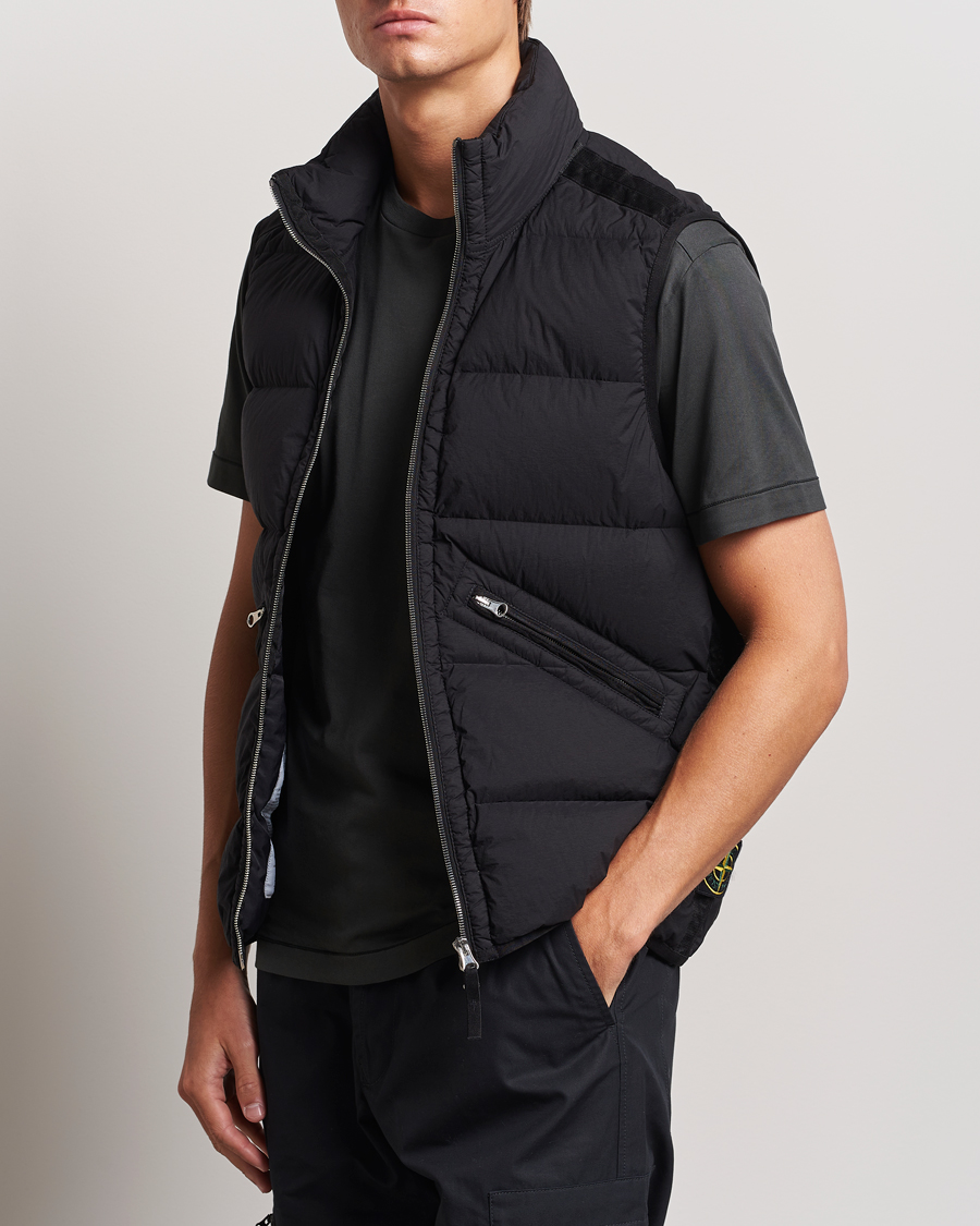 Men | Coats & Jackets | Stone Island | Nylon Down-TC Vest Black