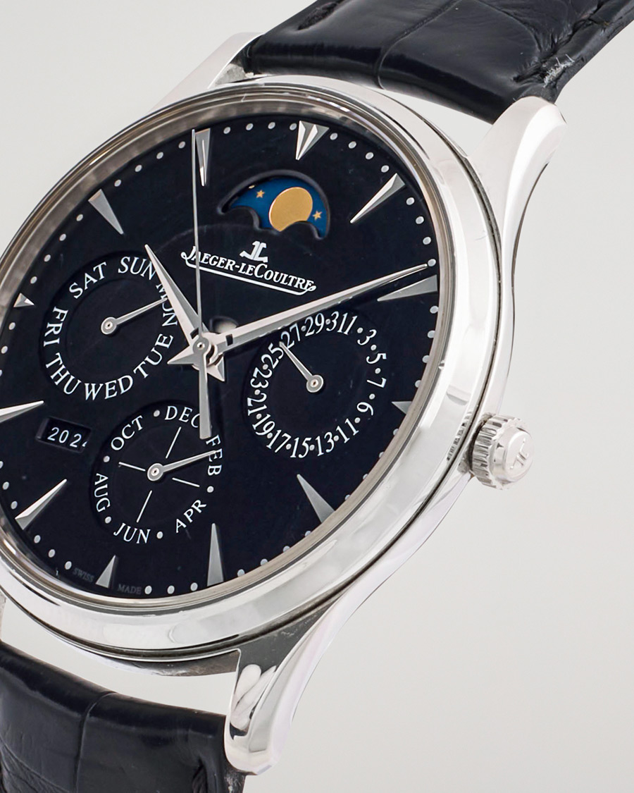 Men | Jaeger-LeCoultre Pre-Owned Master Ultra Thin Perpetual Silver | Jaeger-LeCoultre Pre-Owned | Master Ultra Thin Perpetual Silver