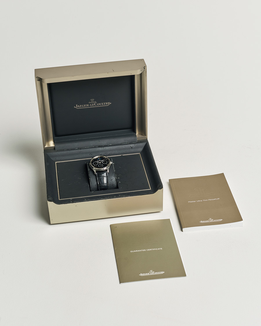 Men | Jaeger-LeCoultre Pre-Owned Master Ultra Thin Perpetual Silver | Jaeger-LeCoultre Pre-Owned | Master Ultra Thin Perpetual Silver