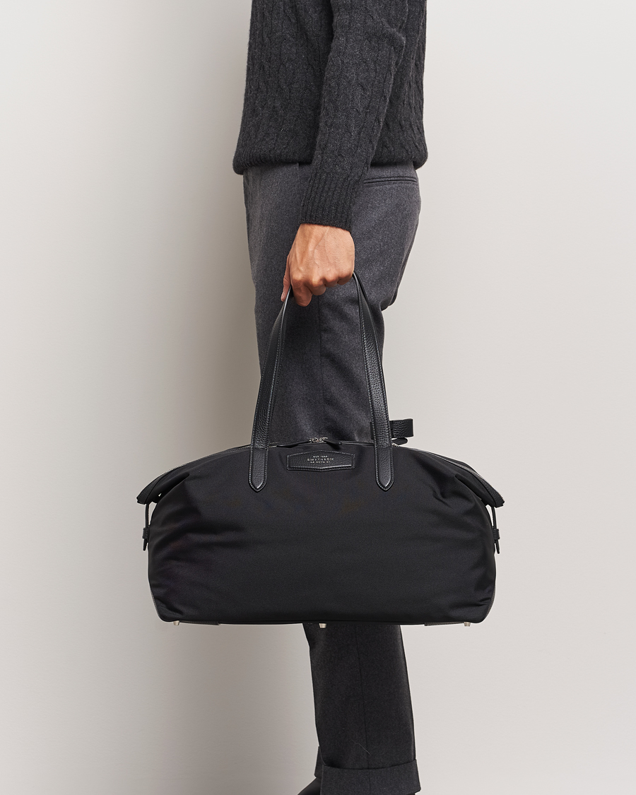 Men | Bags | Smythson | Canvas Norton Small Travel Bag Black