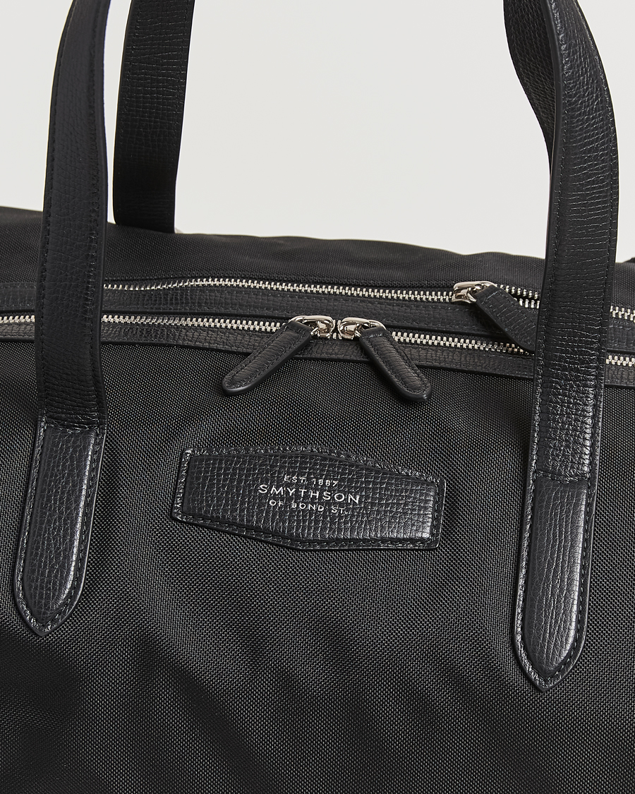Men | Bags | Smythson | Canvas Norton Travel Bag Black