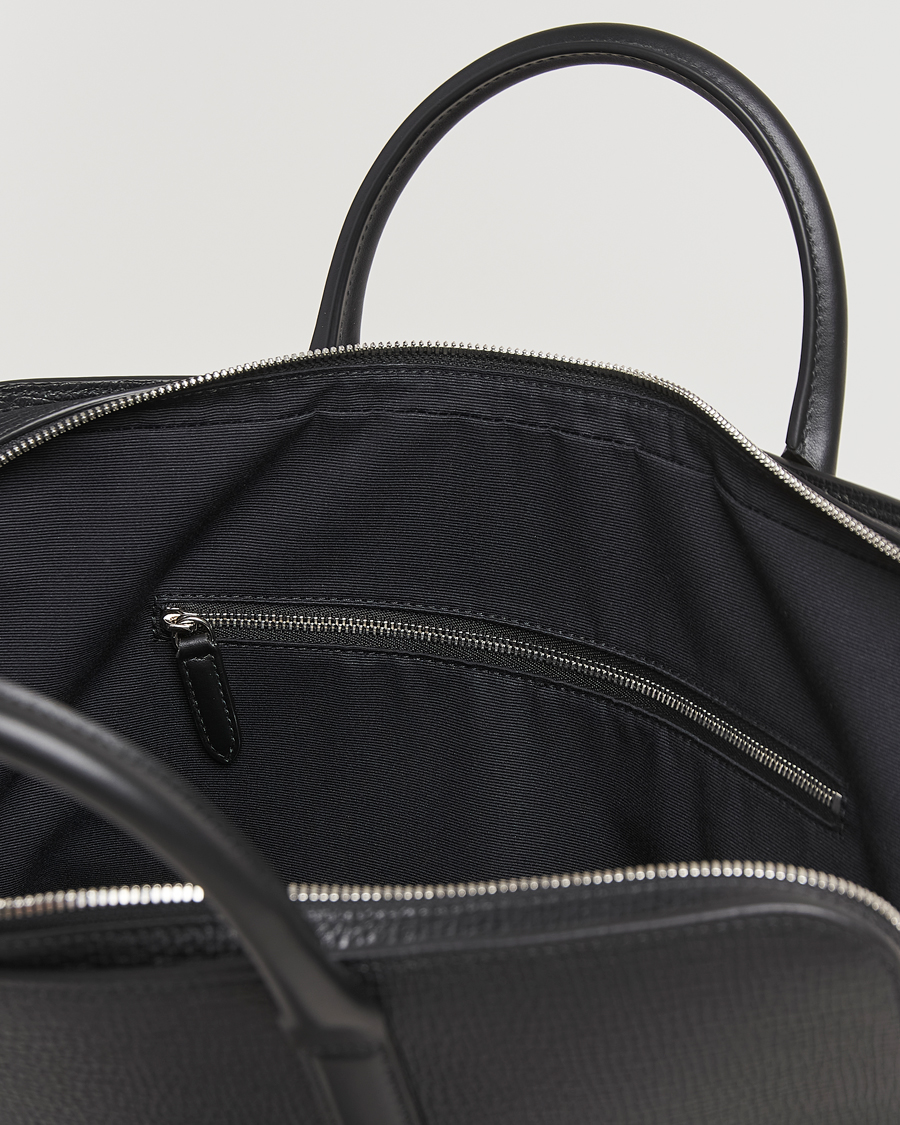 Men | Bags | Smythson | Ludlow Ultra Slim Brefcase With Zip Front Black