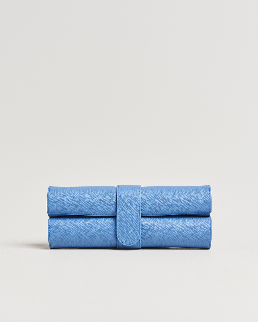 Men | Games | Smythson | Panama Chess Roll Nile Blue