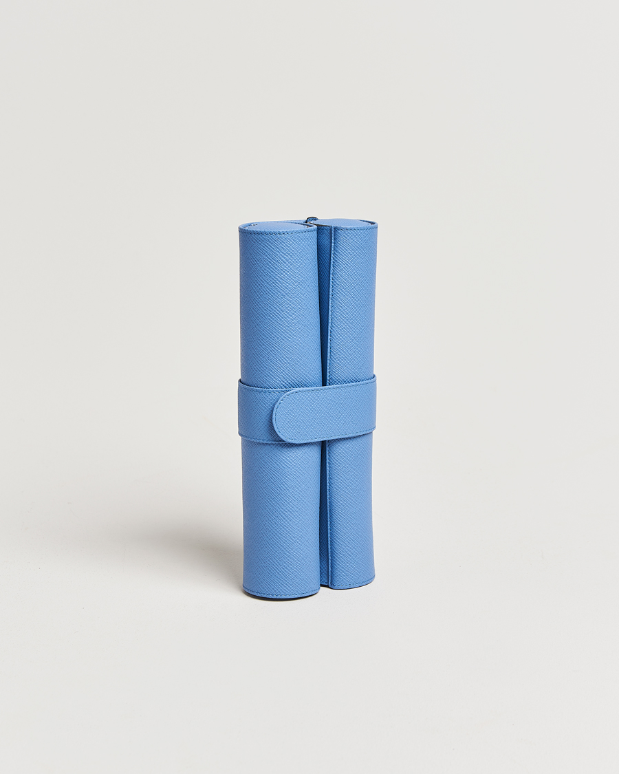 Men | Games | Smythson | Panama Chess Roll Nile Blue